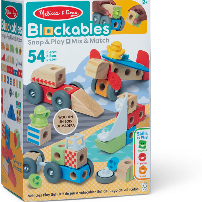 Blockables Vehicles Play Set